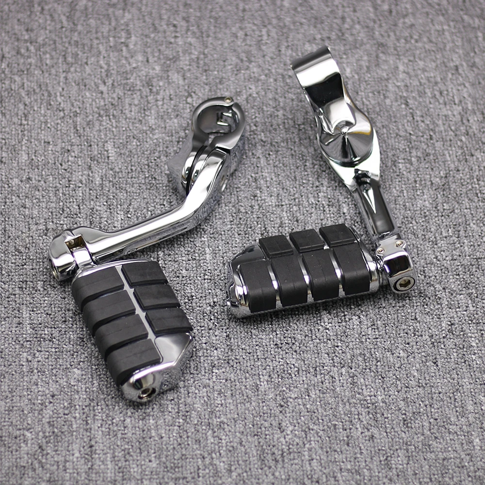 

32mm foot pegs for Motorcycles Long Highway Clamps For Harley Foot Pegs Touring Electra Street Glide For Honda Shadow