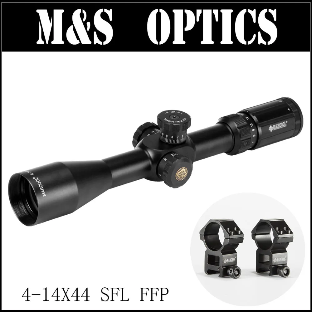 MARCOOL оригинальный 4-14X44 SFL FFP Охотничий Тактический первый фокусный модуль боковая