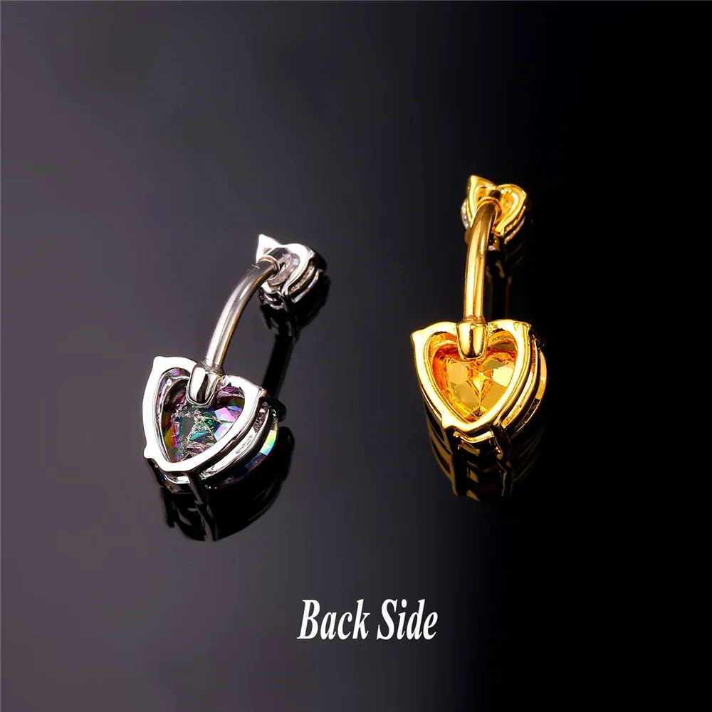 Сердце &quotматроска&quot и Сережка для пирсинга пупка пирсинг аксессуары модные