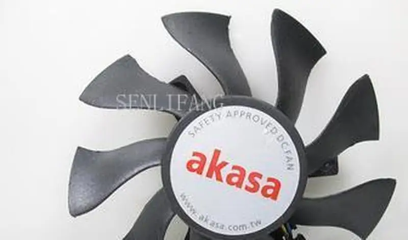 Бесплатная доставка Для akasa DFL801512H Y графический вентилятор охлаждения DC 12V 0.19A 4