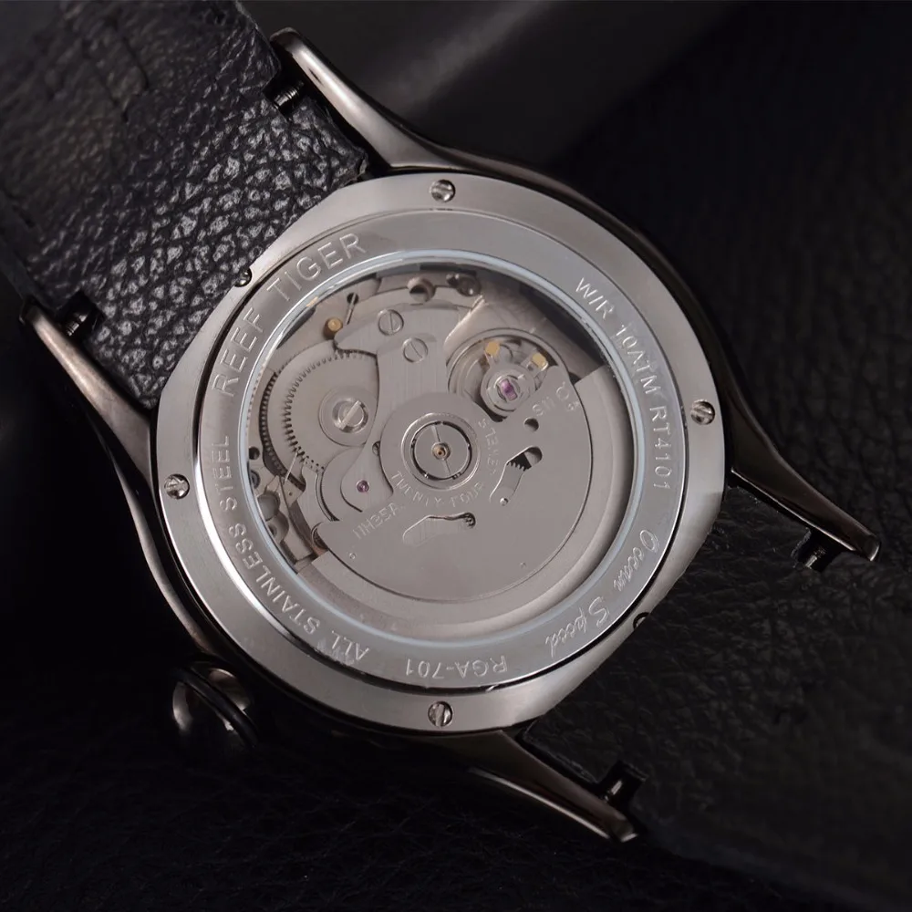 Мужские спортивные часы на кожаном ремешке с большим циферблатом|watch automatic|watch