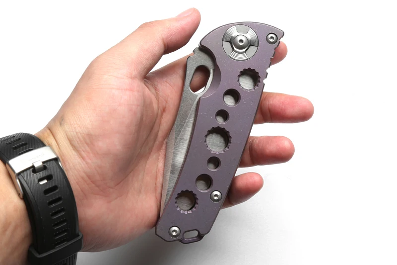 Складной нож STEDEMON DSM S35VN клинок KVT шариковый подшипник титановая ручка карманные