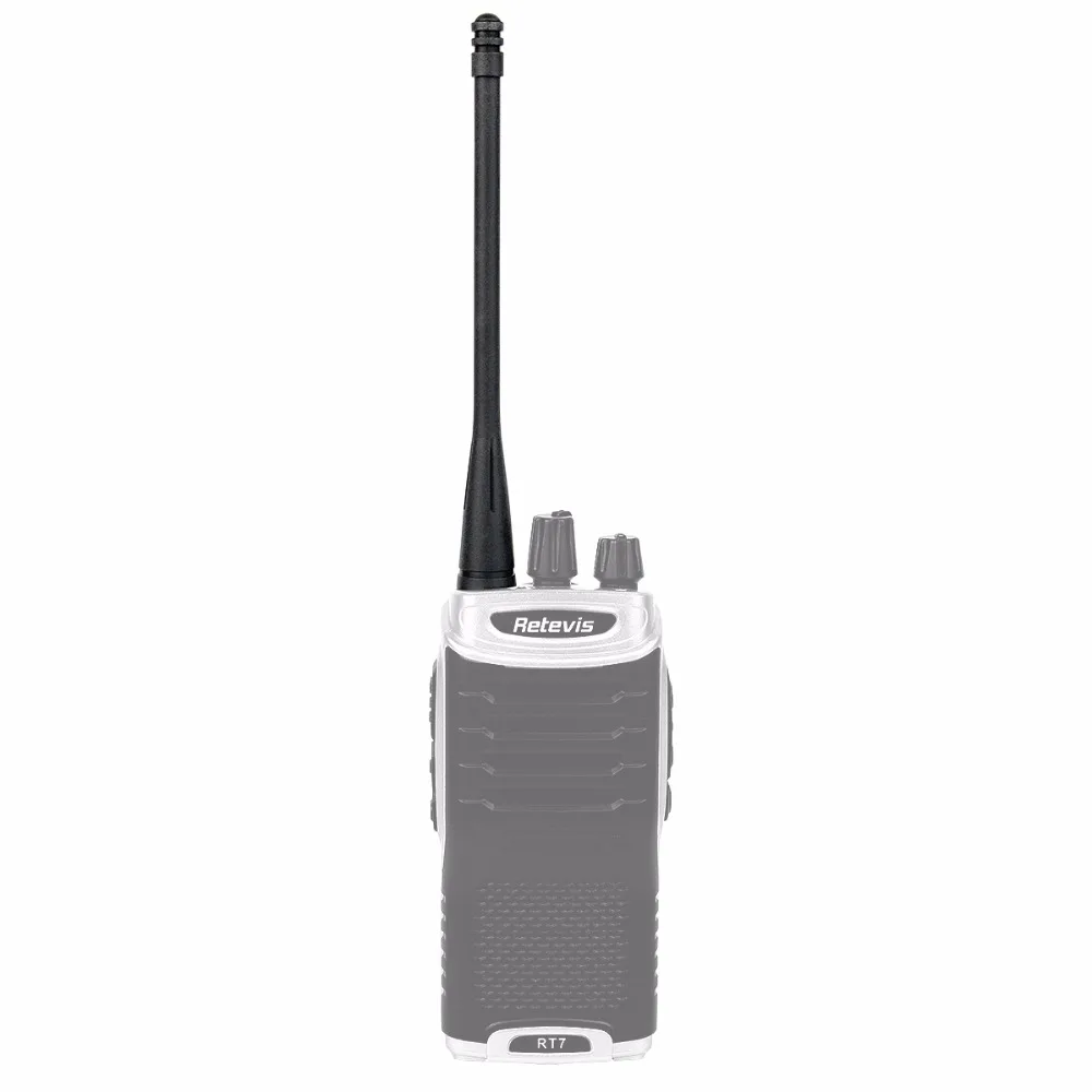 Оригинальная антенна Retevis UHF 400 480 МГц 5 шт. для двухсторонней радиосвязи RT7 рация