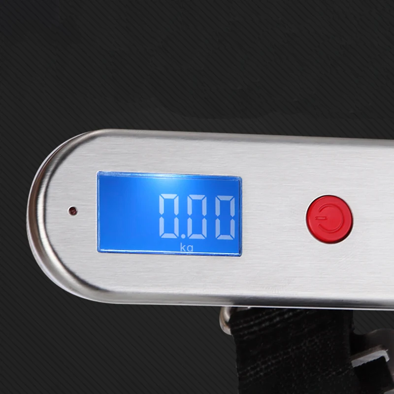 50 кг/10 г lcd Цифровые весы Портативный Миниатюрный чемодан электронные весы Путешествия шкала подвесного крючка/сильные ремни