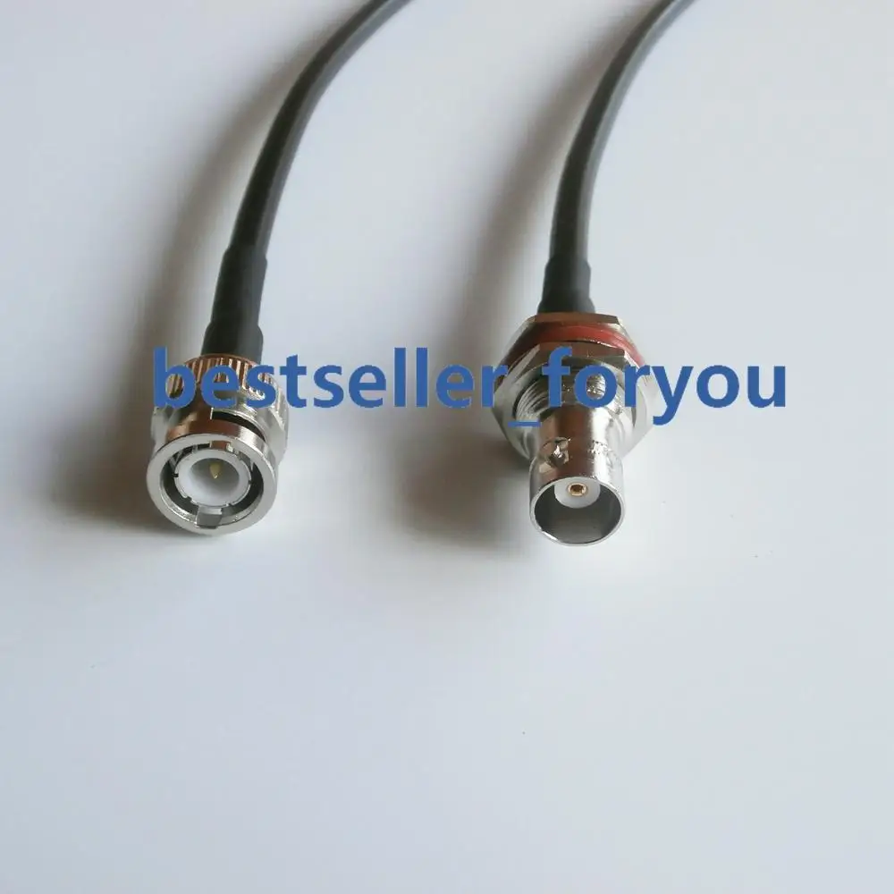 BNC male plug to female jack RF Pigtail Coaxial Jump RG58 Cable 15cm | Обустройство дома