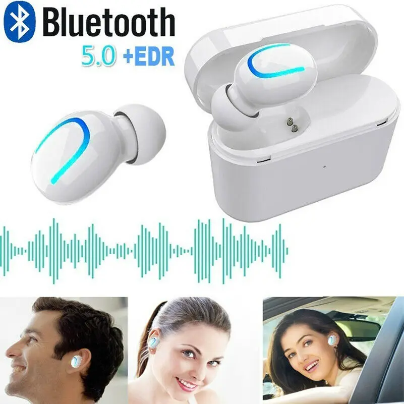 Наушники вкладыши TWS Bluetooth гарнитура True Беспроводной наушники HBQ Q32 5 0 с микрофоном