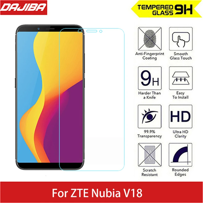 Закаленное стекло для экрана с защитой от царапин ZTE Nubia V18 2.5D Arc Edge круглая