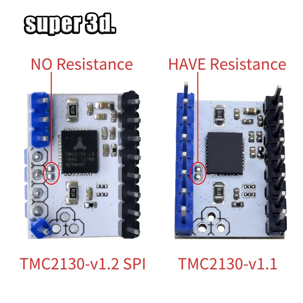 5 шт. TMC2130 V1.1 TMC2130V1.2 TMC2208 V1.2 Драйвер шагового двигателя бесшумный Отличная стабильность и защита Превосходная производительность