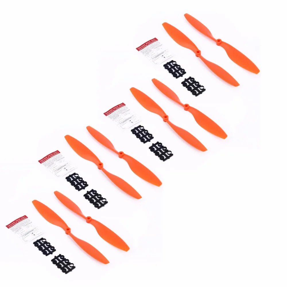 8 шт. 1045 пропеллер Prop CW CCW Blade для DJI F450 F550 RC DIY камера Дрон Квадрокоптер запасные