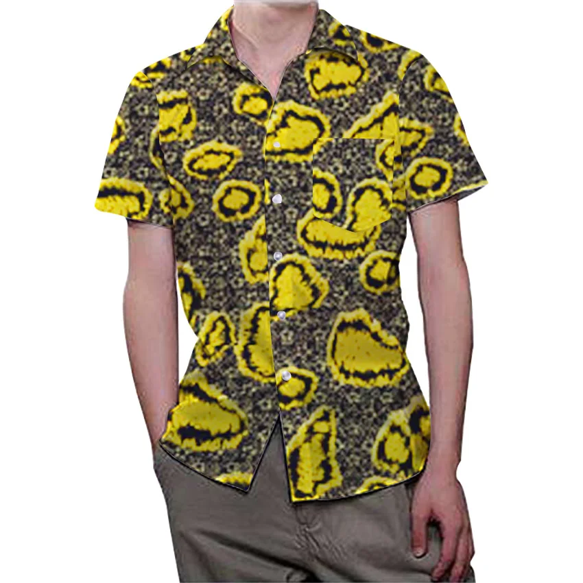 2018 мужские топы в африканском стиле Дашики мужская одежда модные рубашки с