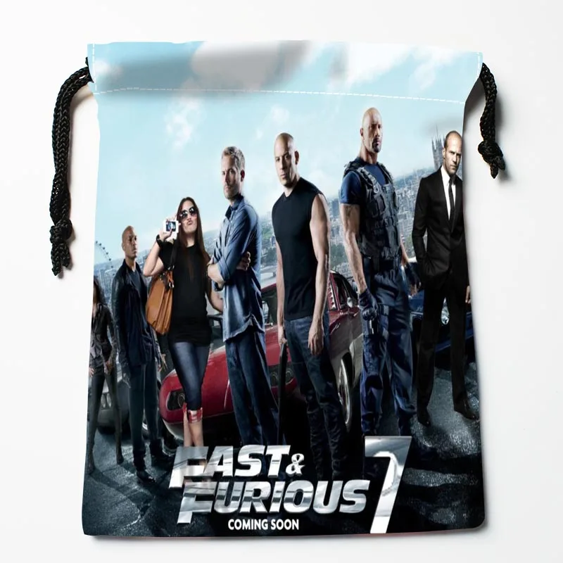 

Лучшие пакеты на шнурке Fast & Furious, индивидуальные сумки для хранения с принтом, пакеты компрессионного типа, размер 18x22 см, сумки для хранения