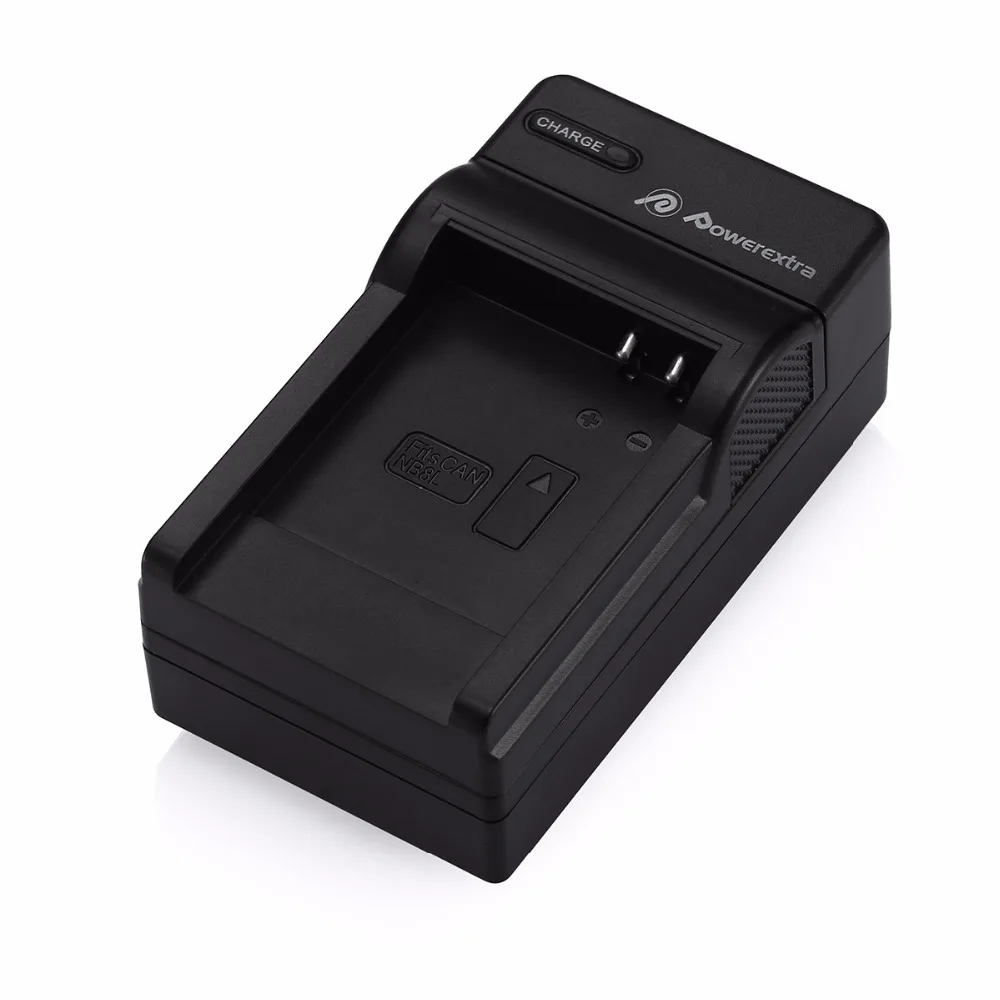 Powerextra Перезаряжаемые Li Ion Батарея Зарядное устройство зум объектив для Canon PowerShot