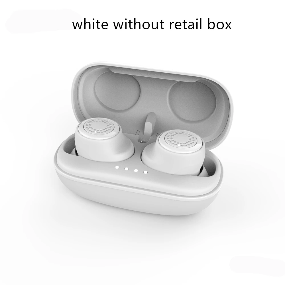 1 Remax TWS-2 Беспроводная гарнитура Bluetooth наушники Близнецы наушники с зарядной коробкой наушники лучше, чем для Xiaomi - Цвет: 1