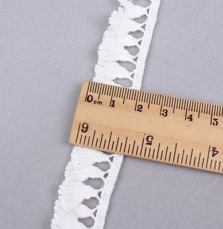 wide 2CM 2 см, 5 ярдов/партия, кисточка, кружевная лента с бахромой, лента, сделай сам, ручная работа, ткань, аксессуары для шитья, занавеска, платье, край, обертывание, свадьба - Цвет: wide 2CM