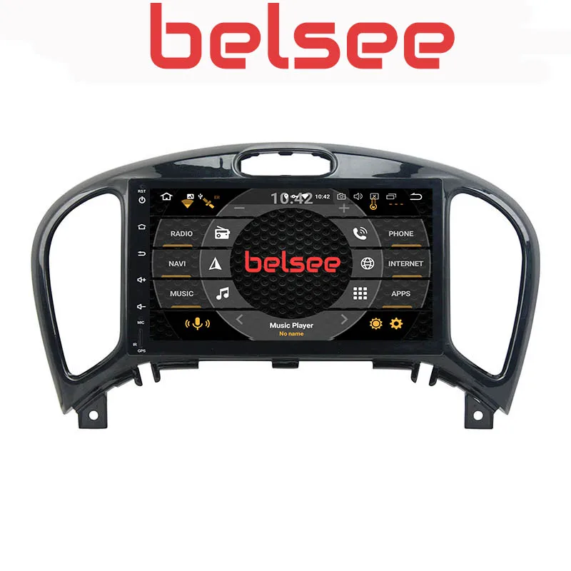 Belsee для Nissan Juke 2004- android 9,0 радио автомобильное головное устройство мультимедийный плеер gps навигационная система " сенсорный экран Ram 4 Гб