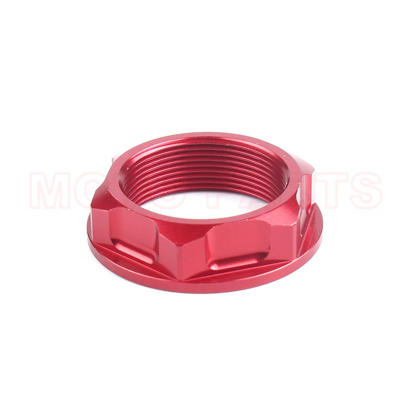 CNC Заготовка рулевой шток гайка для CR125R CR250R CRF250R CRF250X CRF450R CRF450X мотоцикл эндуро Байк