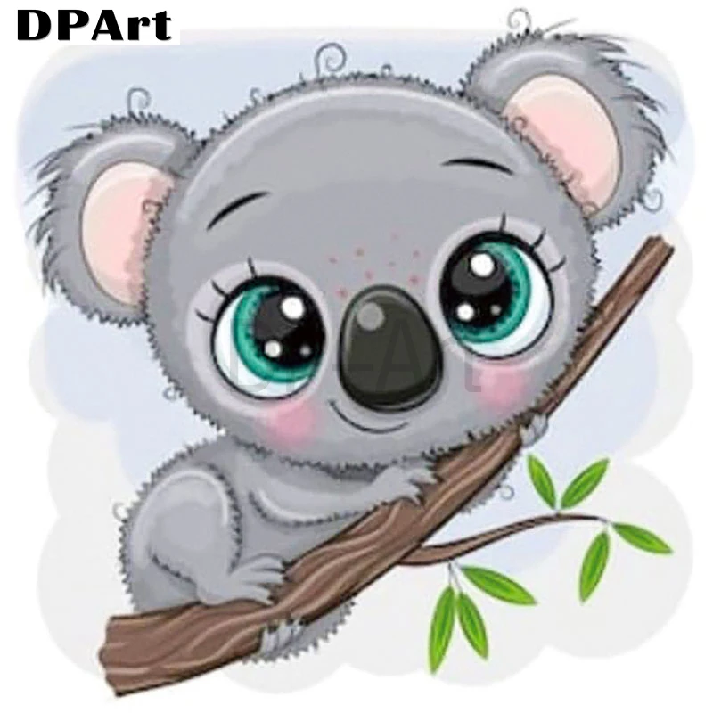 Daimond картина 5D полный квадрат/круглый мультфильм животных милая игрушка медведь алмаз горный хрусталь кристалл вышивка крестом, мозаичный Декор M111 - Цвет: 18