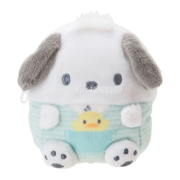 Зеленый Новая мода My Melody Little Две звезды koomi Cinnamoroll помпон пурин для девочек детские мини плюшевые Кошельки для монет для детей - Цвет: Зеленый