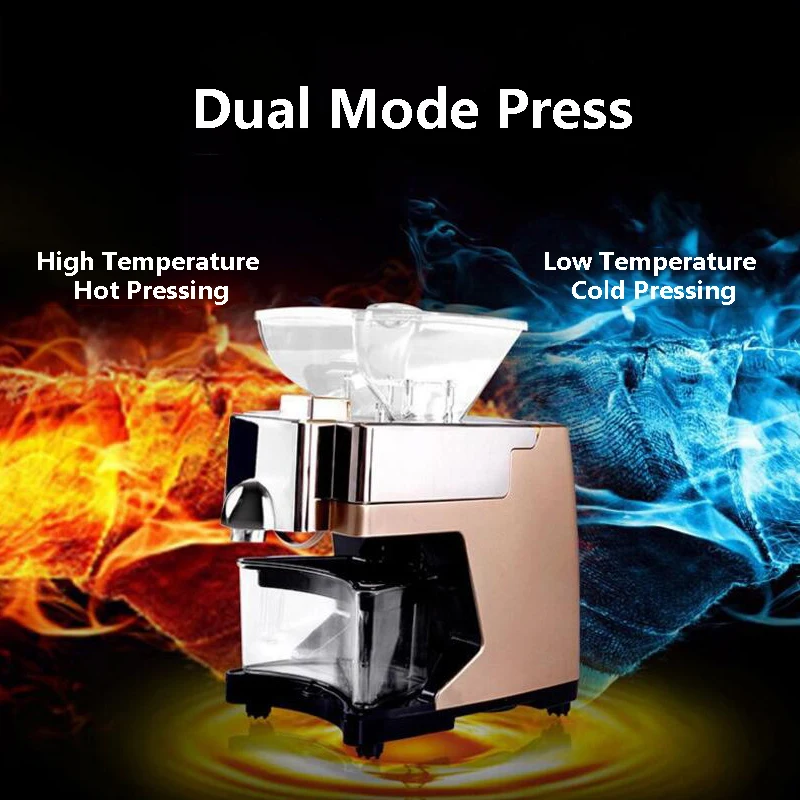 Household Oil Press Automatic Intelligent Multi-functional Peanut Rapeseed Machine Hot Cold Type Expeller | Бытовая техника