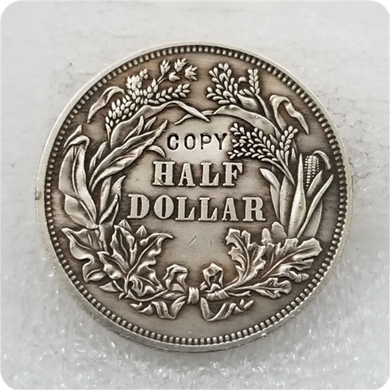 COPY REPLICA 1859 Paquet Seated Half Dollar Patterns COIN | Дом и сад