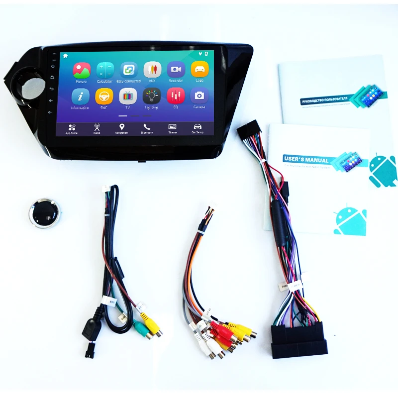 OZGQ Android 7 1 Автомобильный плеер для KIA Rio/Rio R 2011 ~ 2017 экран Авто GPS навигация Bluetooth