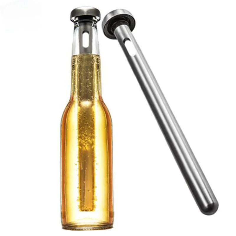 

Stainless Steel Beer Chiller Stick Beverage Cooler Cooling Sticks for Home /Bar /Outdoor /Beach Party BBQ Drinking