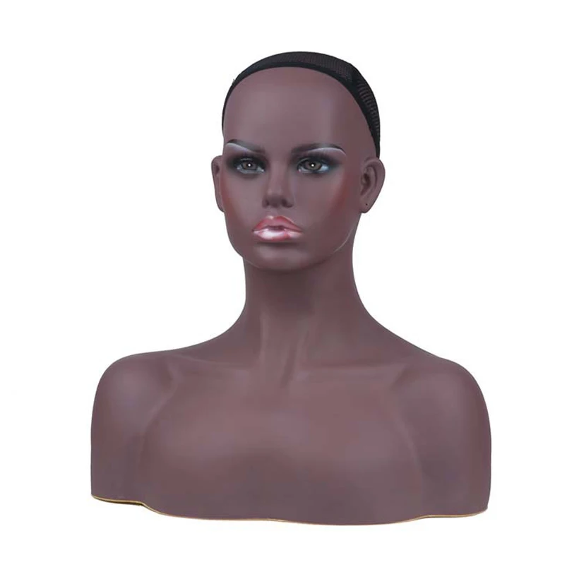 Новинка вставки стенд и шпильки реалистичный манекен женщина головка Дисплей