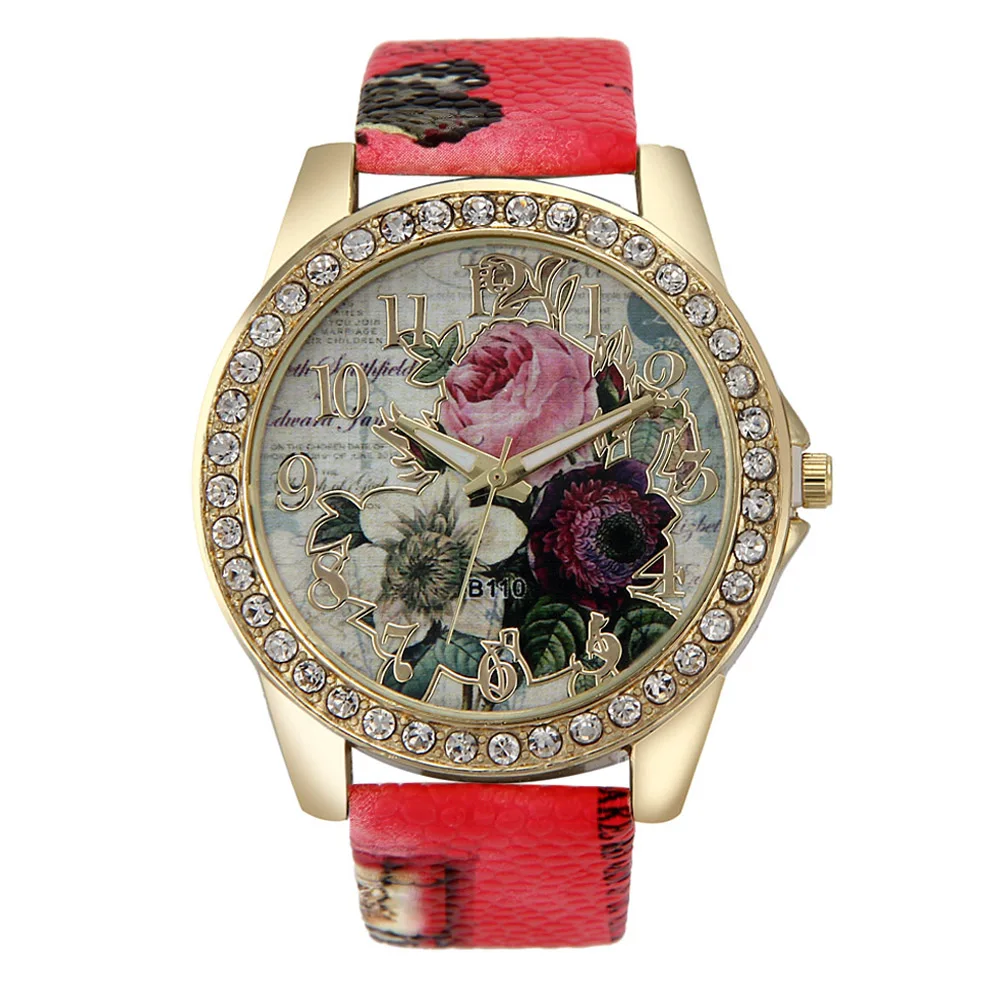 Новое поступление топ продаж модные женские часы Высокое качество Reloj Mujer Bohemia женские часы# BL5 - Цвет: Красный