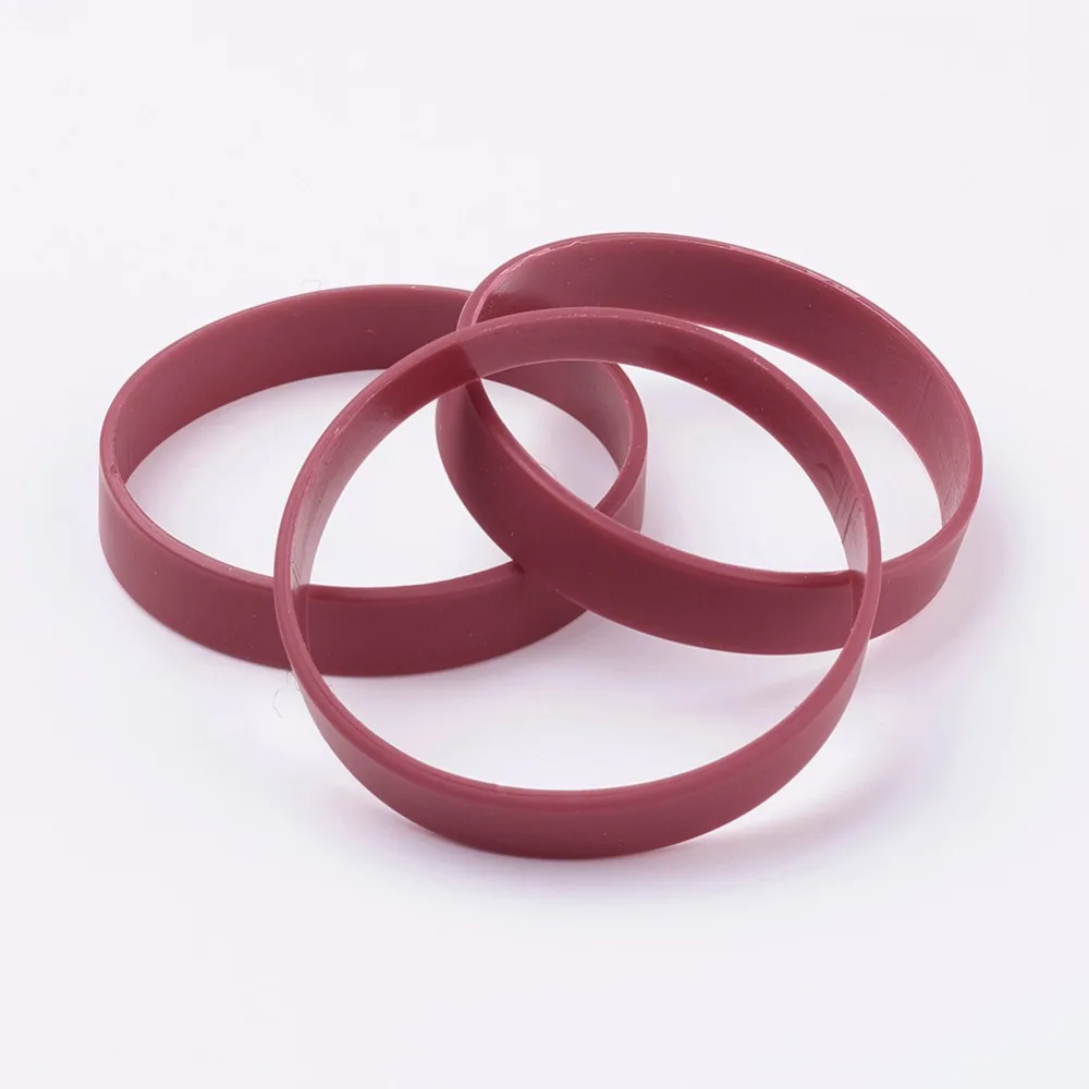 15 цветов для выбора, не содержит силикона Напульсники красочные ювелирные изделия браслет спортивный унисекс Браслеты, шнур Браслеты, 2-1/"(63 мм); 12x2 мм