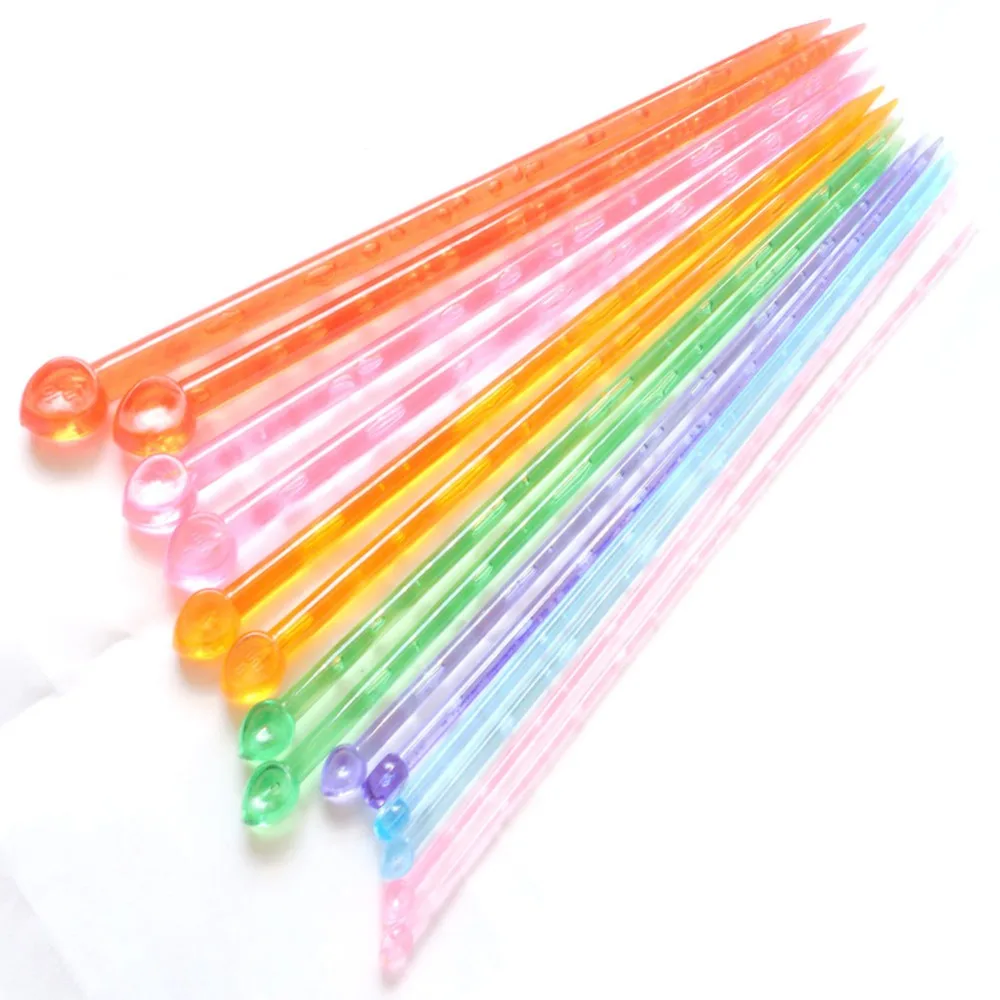 7 размеров/набор 2 шт/размер 36 см длинные одиночные заостренные акриловые