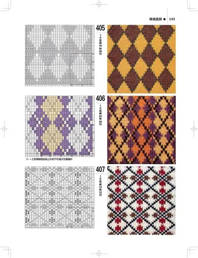 Японский узор для вязания s Book в китайской спице и крючком|patterns book|book bookchinese book |