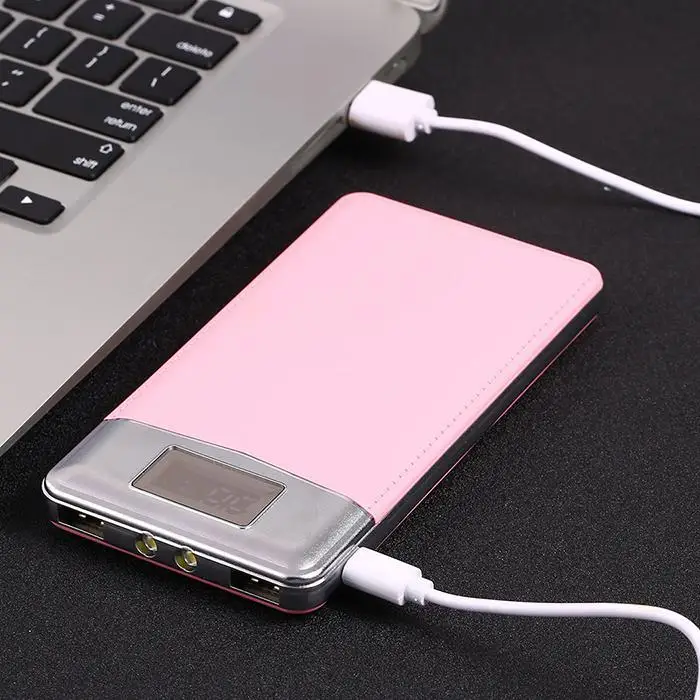 20000 мАч Внешний аккумулятор USB lcd двойной USB внешний аккумулятор портативное зарядное устройство для мобильного телефона внешний аккумулятор для Xiaomi Mi iPhone X Note 8