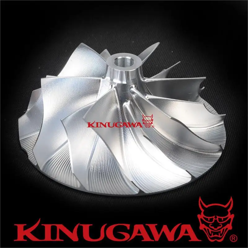 Kinugawa заготовка турбо компрессор колесо для HOLSET HX40 и Cummins (60/83 мм) 6 + w/удлинить
