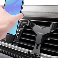 universal phone car holder air vent mount stand mobile phone cell support for iphone xiaomi smartphone gravity auto clip in car