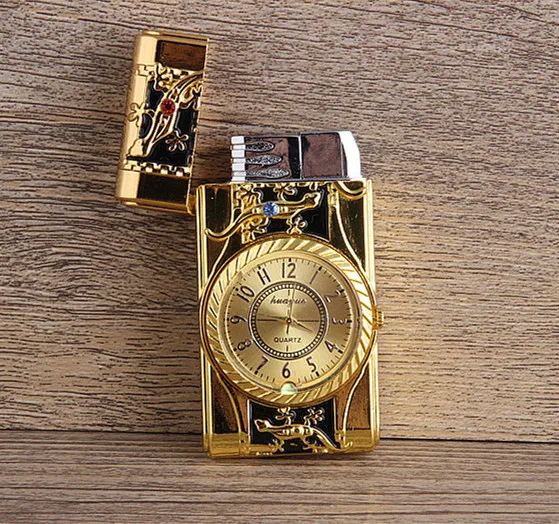Творческий Многофункциональным Металлический Ветрозащитный Часы Сияющий