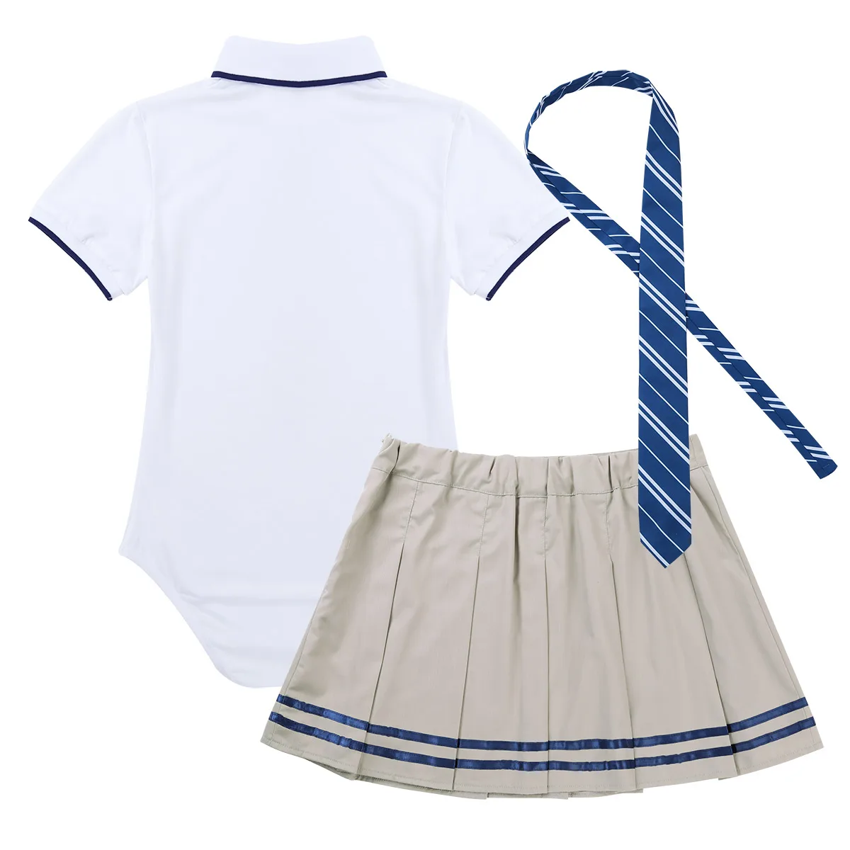 Женский карнавальный костюм ABDL для взрослых школьная форма девочек комбинезон с