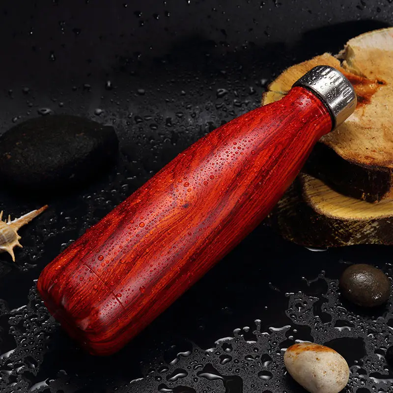 E Камуфляж свободная вода bpa бутылки изотермическая чашка Нержавеющая сталь пива Чай Кофе термос Портативный Дорожная Спортивная бутылка для питья - Цвет: E