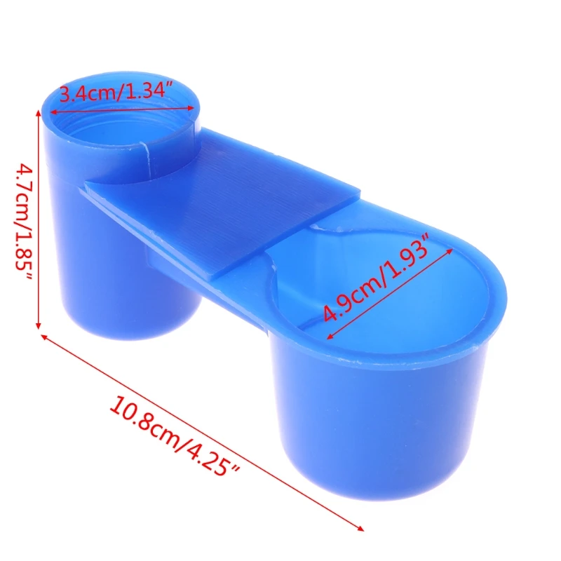 

Plastic Bird Water Feeder Drinker Feeding Cup Parrot Pigeon Chicken Garden Tools