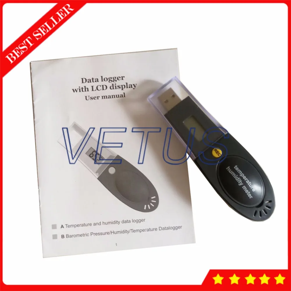 HT 161 USB регистратор данных Температура Влажность метр с ЖК дисплей цифровой Термо