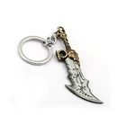 Брелки God Of War, оружие Кратоса, Лезвия Хаоса, металлические брелки, автомобильный брелок, подарок для мужчин, брелок для ключей, игровой ювелирный брелок для ключей