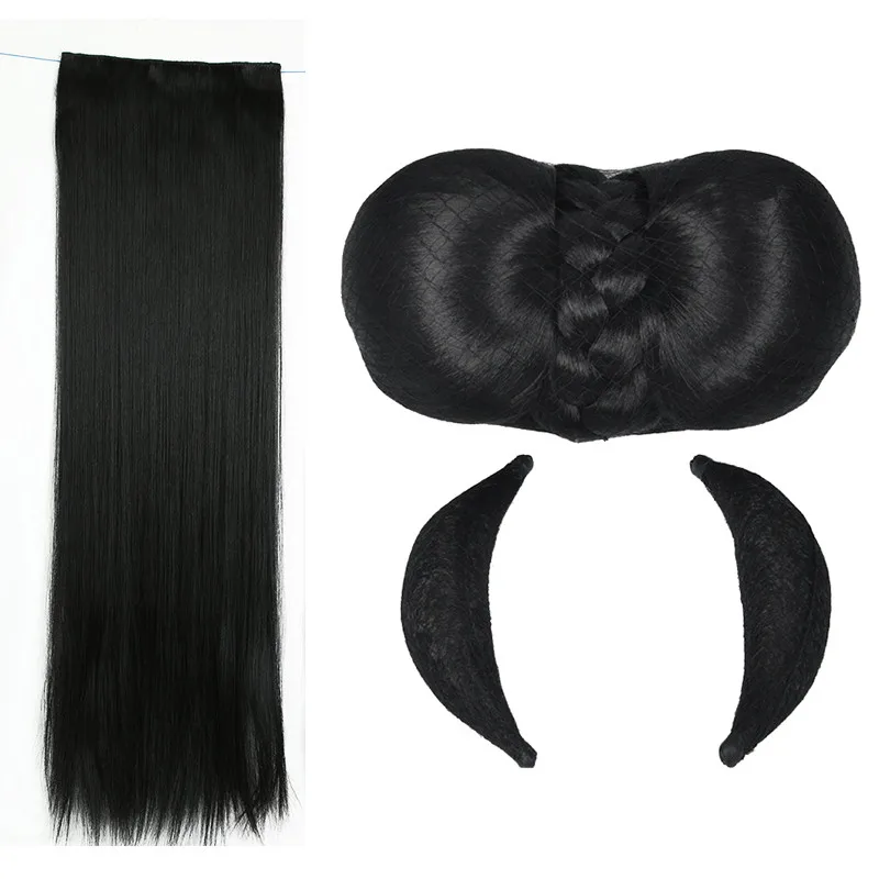 

shaped black princess hair accessories women ancient dynasty hair products set han dynasty carnival cosplay princess cosplay