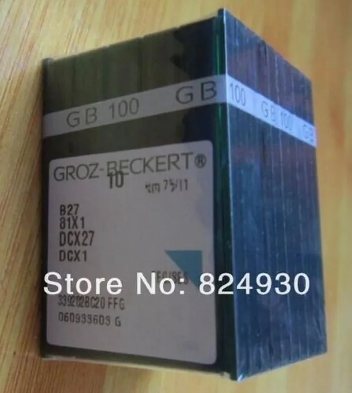 Промышленные Швейные иглы иголки groz BECKERT DCX1 B27 DCX27 1 лот = 100 шт
