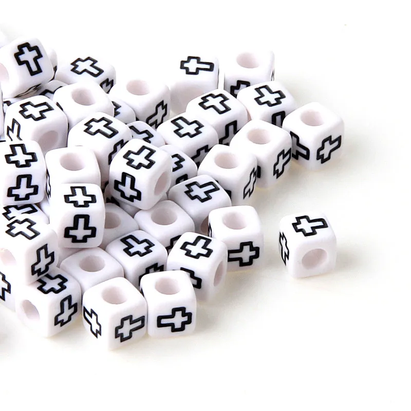 200 шт. акриловые бусины для бижутерии 6 мм|Бусины| |