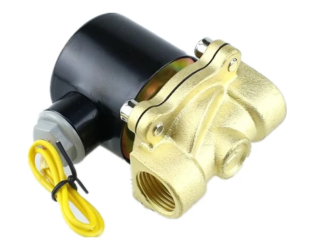 Бесплатная доставка новый латунный электромагнитный клапан 220 В переменного