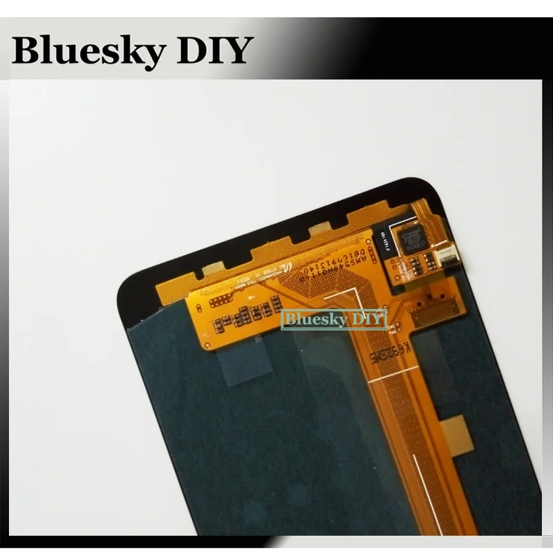 100% протестированный оригинальный 5 дюймовый белый/золотой ЖК дисплей +