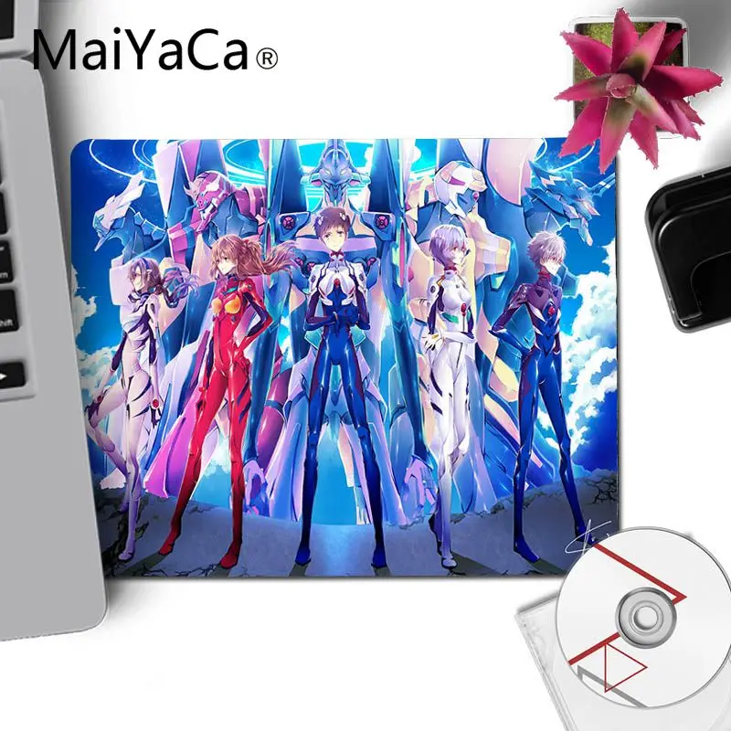 No Lock Edge25x29cm MaiYaCa Evangelion Anime1 Удобный маленький коврик для мыши игровой коврик для мыши Гладкий блокнот для письма настольные компьютеры мат игровой коврик для мыши - Цвет: No Lock Edge25x29cm