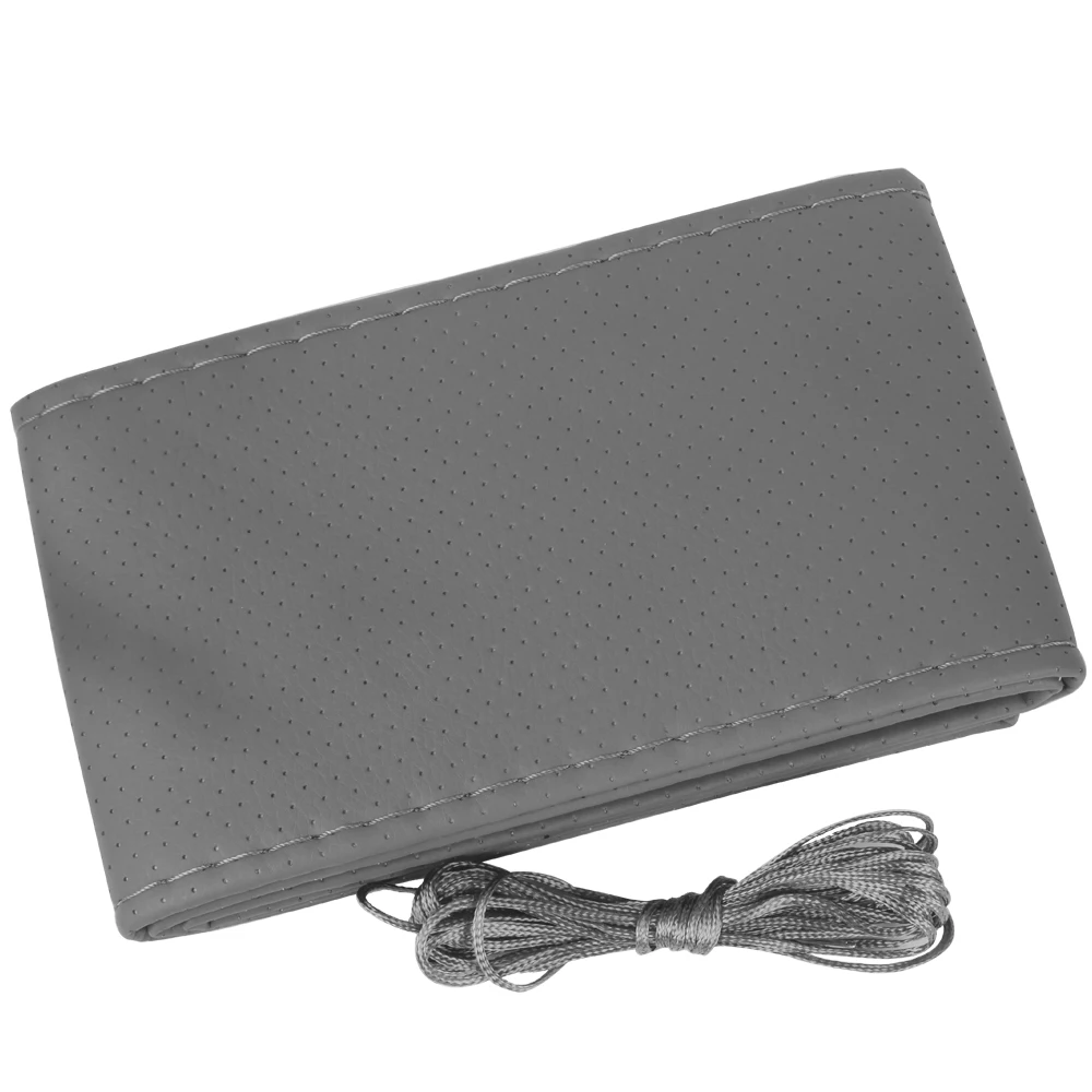 1 шт. прочный Черный серый цвет бежевый PU искусственная кожа DIY чехол рулевого