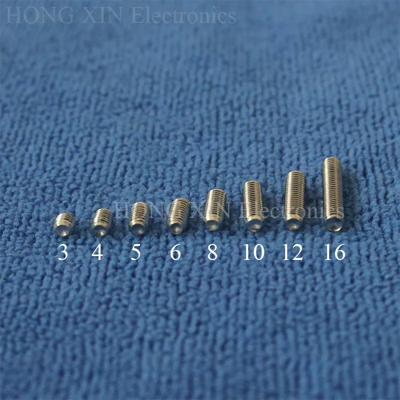 50 шт. M3 * 3 мм шестигранный винт из нержавеющей стали|grub screw|set screwsocket set screw |