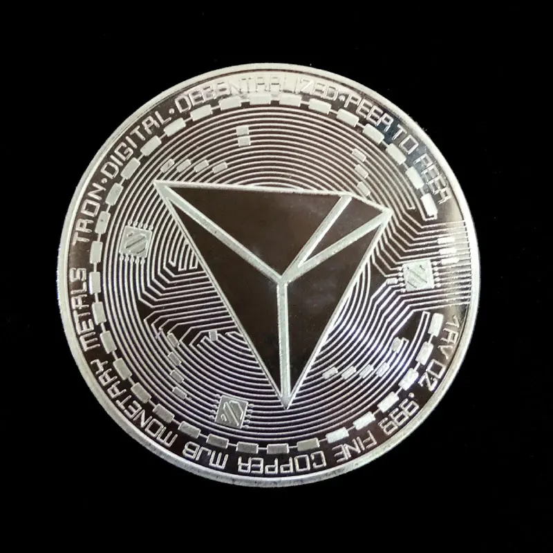 Новый TRX волновое поле Tron Виртуальная цифровая невалютная памятная монета