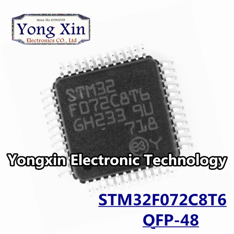 10 шт./лот Бесплатная доставка STM32F072C8T6 STM32F072 LQFP 48 микроконтроллер чип